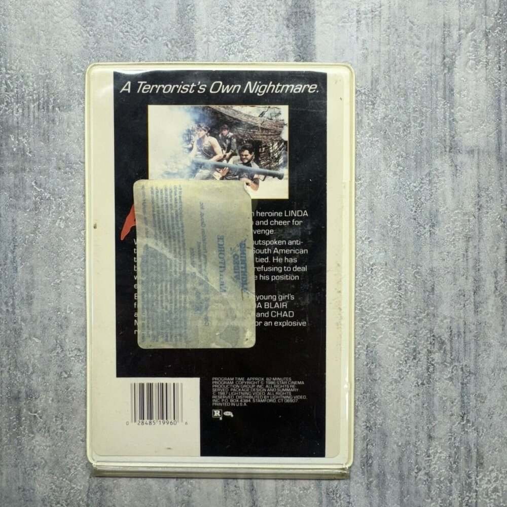 Horror VHS Movie Rental Box Flip Cards (RARE) - Picture 12 of 16